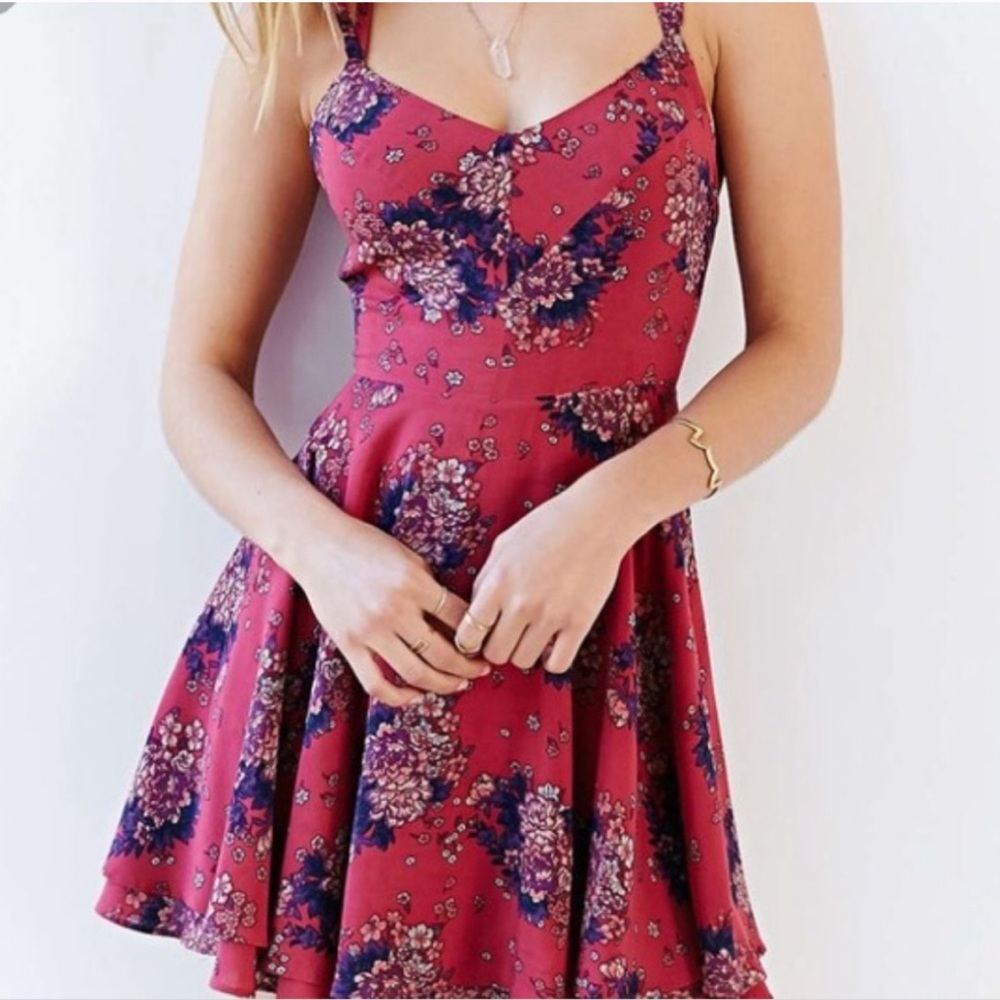 Kimchi blue strappy floral dress